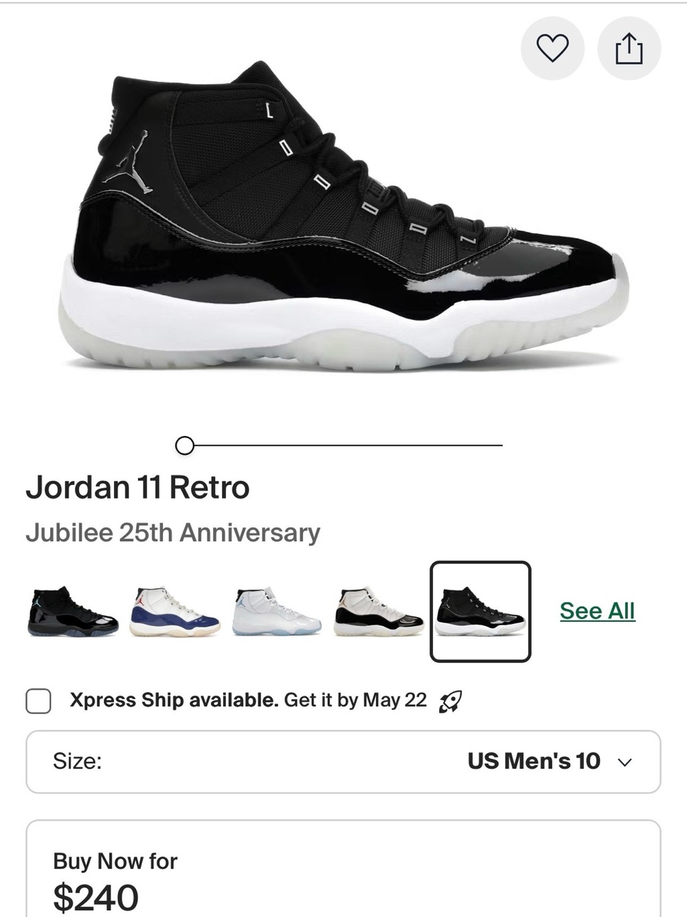 Jordan 11 Retro - Black White
